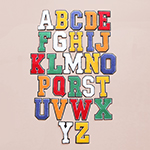 Chenille Letter and Number Patches